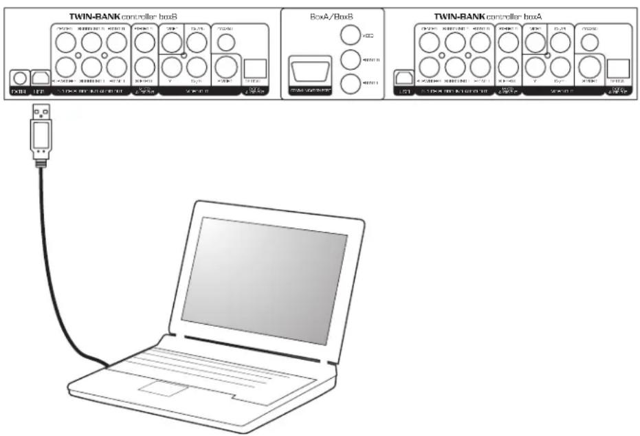 Vocopro TWIN-BANK - Connecting to a Computer with USB - 1