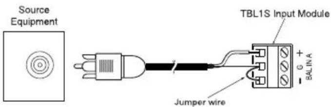 Source Equipment TBL1S Input Module G + BALINA Jumper wire