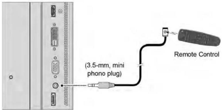 Christie FHD493-XE - Creating an IR extender connection - 1