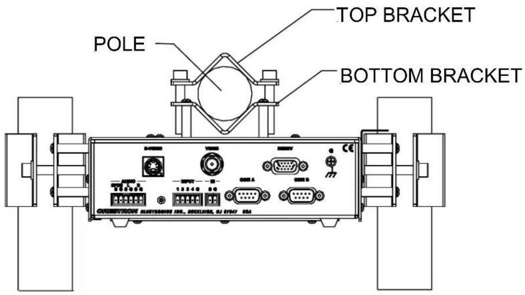 TOP BRACKET POLE BOTTOM BRACKET
