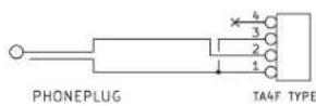 CAD Audio WX3000 - Interfacing to CADTone TB4M-type input connector - 4