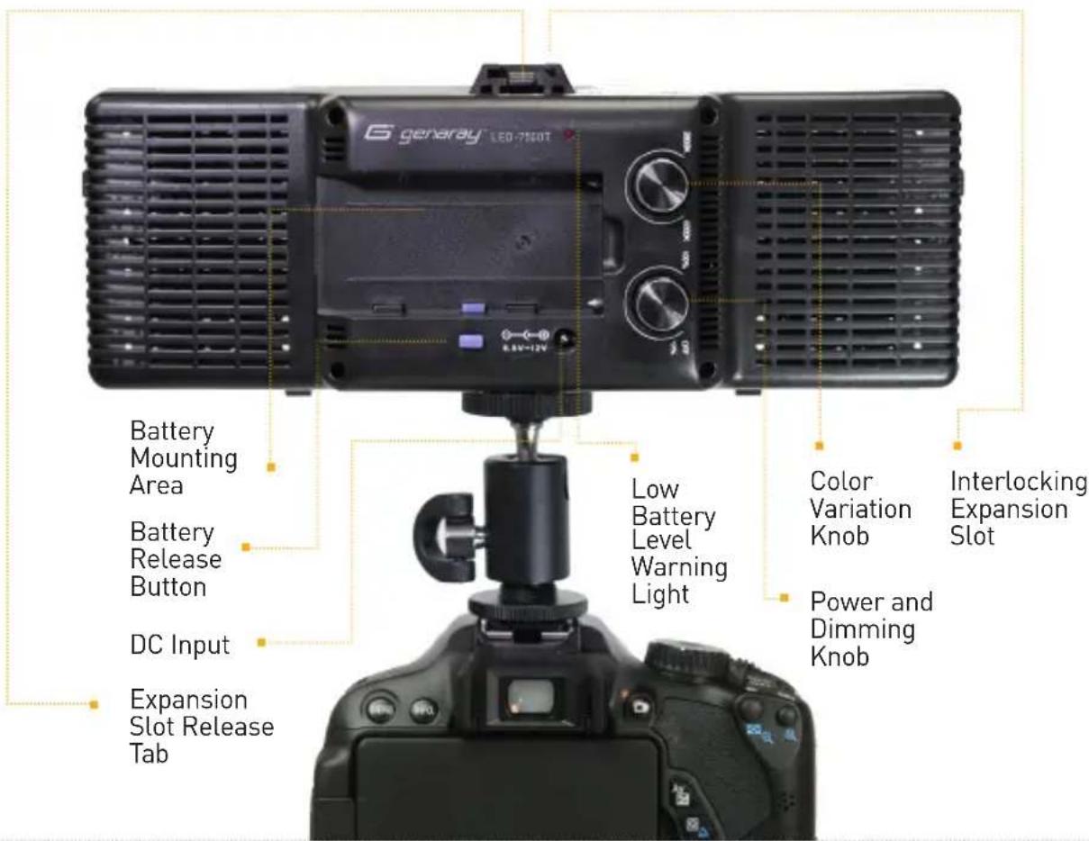 Genaray LED-7500T - PRODUCT OVERVIEW - 2