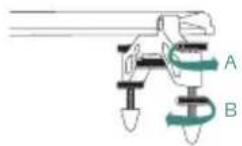 REVO RS-850AF-V2 - Adjusting the feet - 1