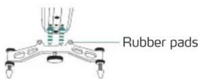 REVO RS-850AF-V2 - Attaching the legs - 1