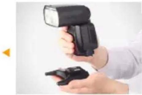 Vello FreeWave Mini-Stand - MOUNTING A FLASH TO THE RECEIVER - 1