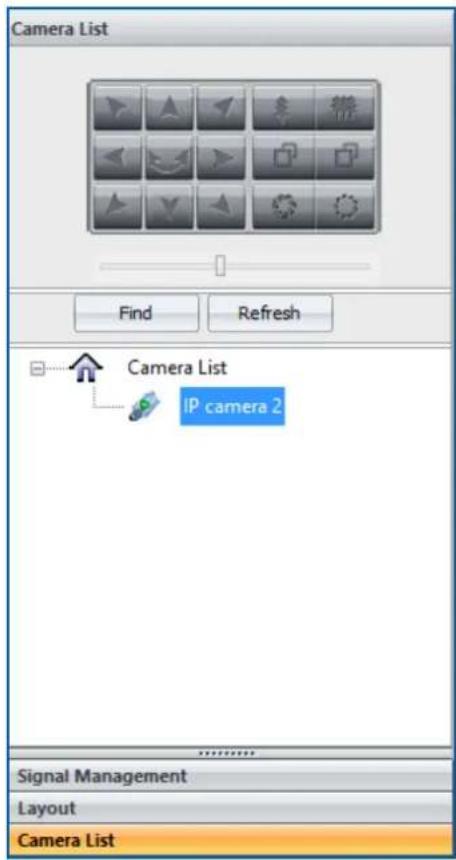 SEADA SW2036 - Camera List - 1