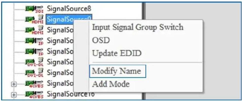 SEADA SW2036 - Change the display name of input source - 1