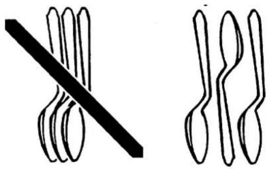 KITCHENAID KUDH24SE - Loading the silverware basket - 2