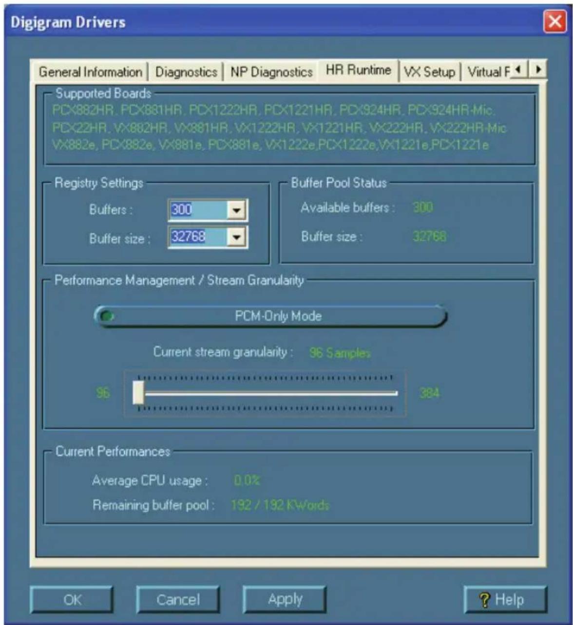 Digigram VX1221e - Digigram Control Center - 1