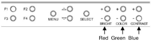 Marshall Electronics V-LCD51 - ■ RGB Bias and Gain - 2