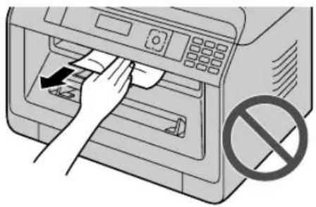 PANASONIC KX-MB1955CN - 当记录纸在本机中卡住时 - 1