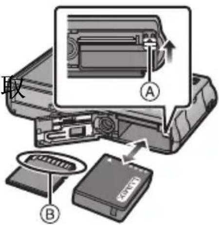 PANASONIC Lumix DMC-3D1GK - 插入及取出记忆卡 (可选件) / 电池 - 2