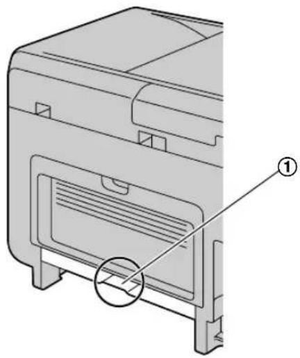 PANASONIC KX-MB1935CN - 当记录纸在本机中卡住时 - 3