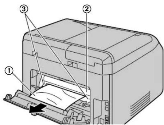 PANASONIC KX-MB1935CN - 当记录纸在本机中卡住时 - 5