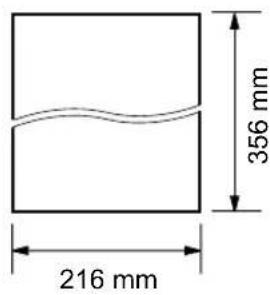 216 mm 356 mm