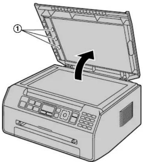 PANASONIC KX-MB1667CN - 注意: - 1