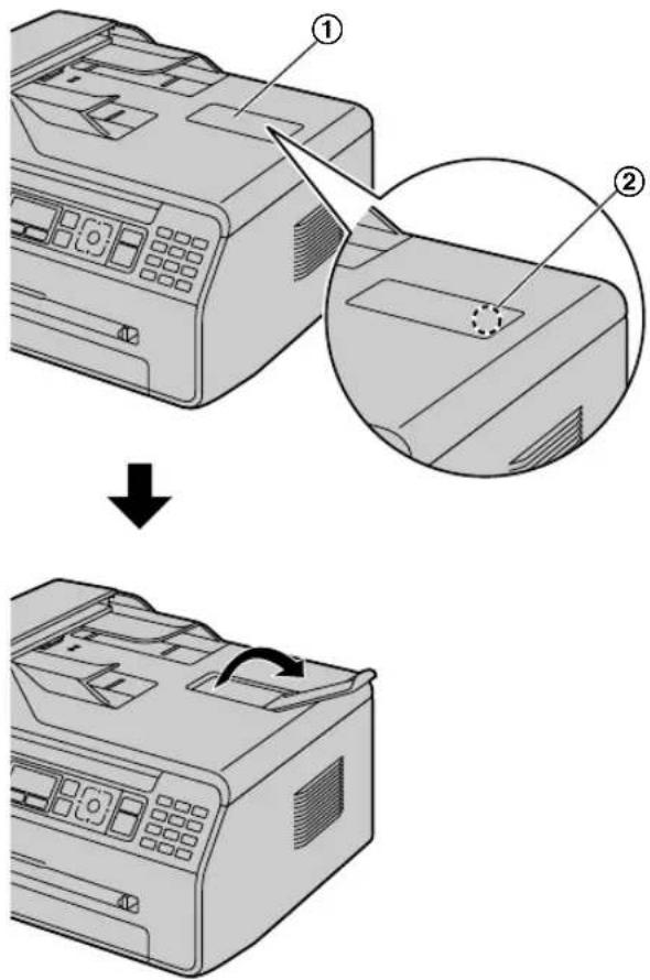 PANASONIC KX-MB1667CN - 使用自动送稿器 - 1