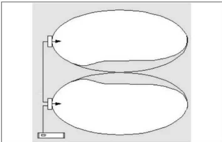 SHURE RA 6013 - Overlapping footprints and multipath effects - 2