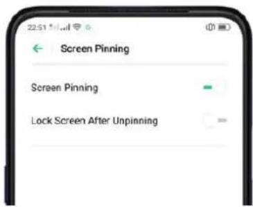 Realme C2s - Activate screen pinning - 1