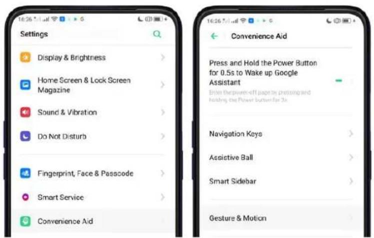 Realme C2s - Gestures - 2