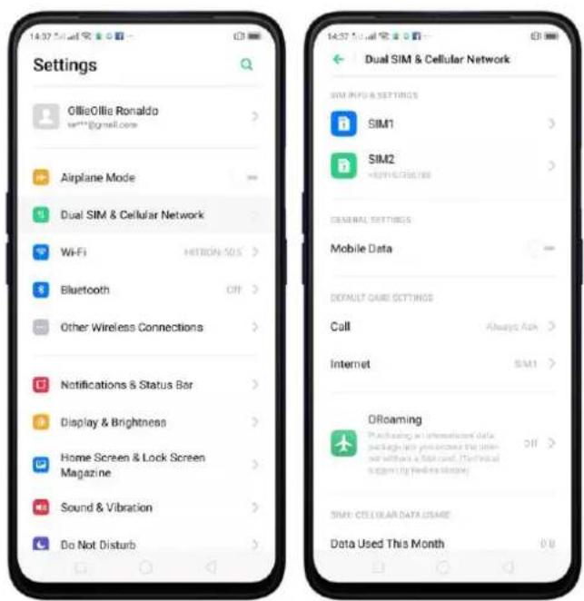 Realme C2s - Dual SIM &amp; Cellular Network - 1