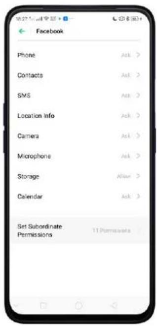 Realme C2s - Privacy Permissions - 5