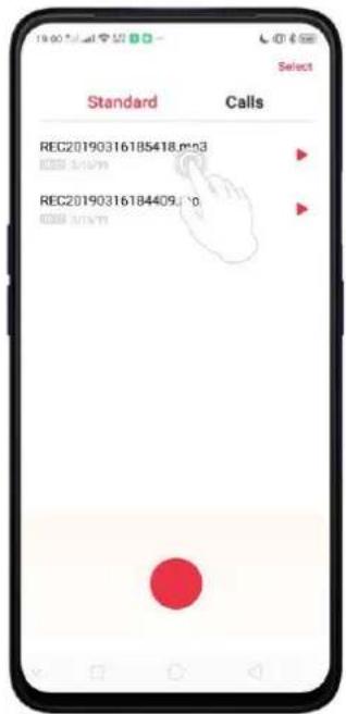 Realme C2s - Manage recordings - 3