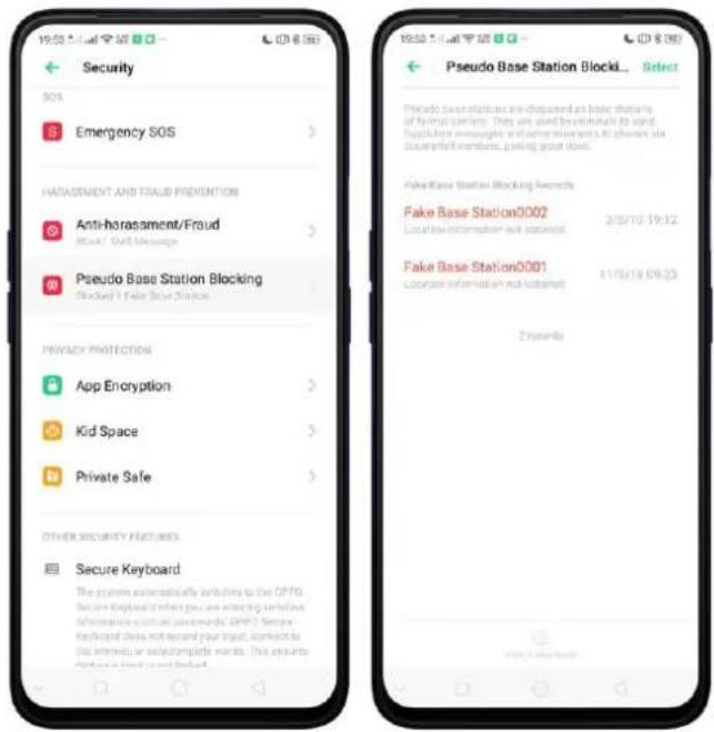 Realme C2s - Pseudo Base Station Blocking - 1