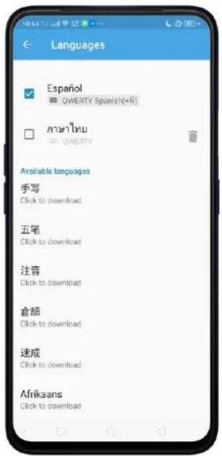 Realme C2s - Add or Change Keyboard Languages - 6