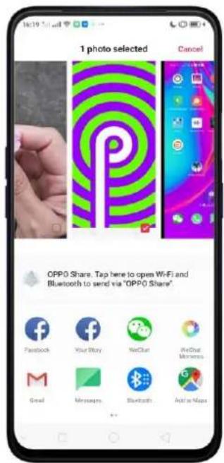 Realme C2s - Share from Apps - 2