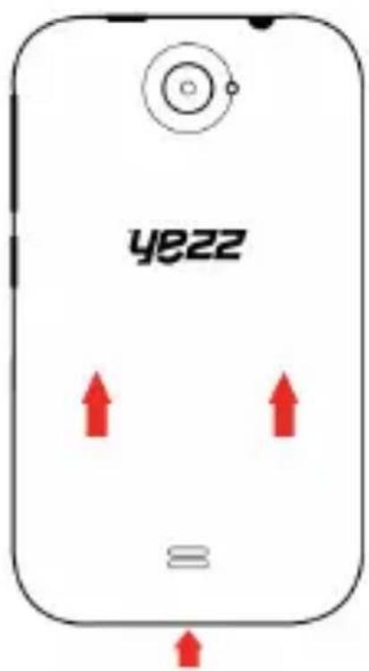 YEZZ Andy 3.5E - Insert a memory card (optional) - 1