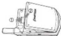 PANTECH C3 - Installation/Retrait de la carte SIM - 1