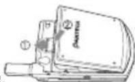 PANTECH C3 - Retrait de la batterie - 1