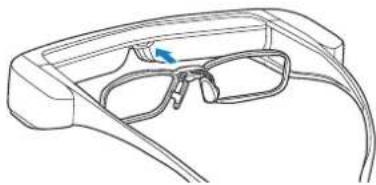 EPSON Moverio BT-30C - When Attaching the Lens to the Headset - 8