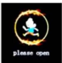 please open