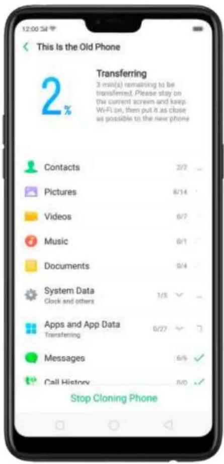 OPPO N1 Mini - Transfer data from the old phone to OPPO smartphone - 7