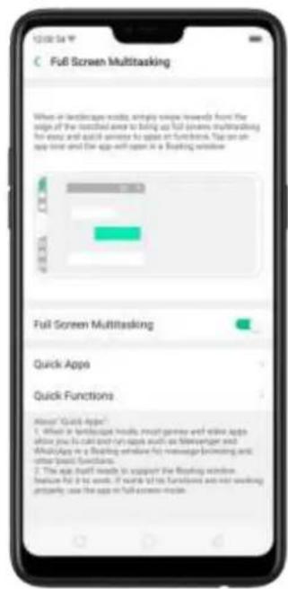 OPPO N1 Mini - Full Screen Multitasking - 1