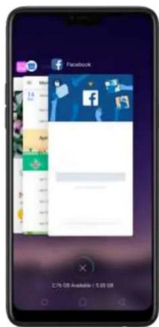 OPPO N1 Mini - Lock the running background apps - 2