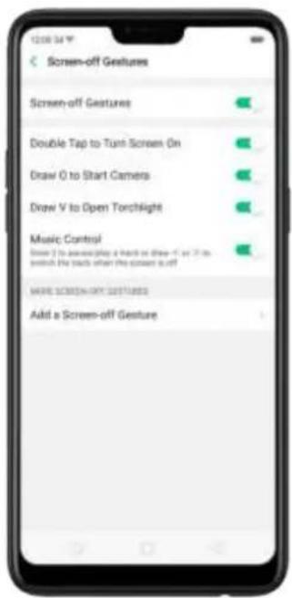 OPPO N1 Mini - Screen-off Gestures - 1