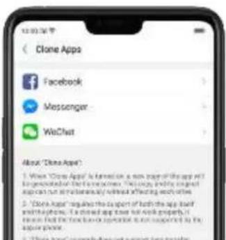 OPPO N1 Mini - Clone Apps - 1