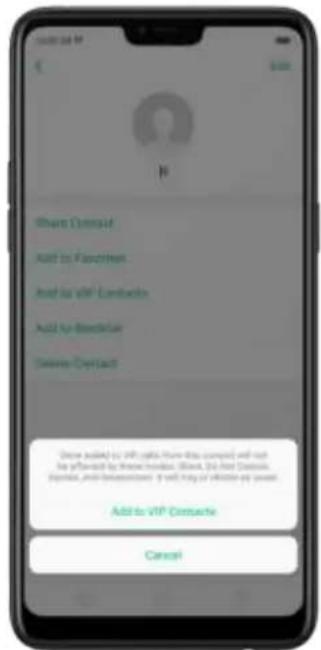 OPPO N1 Mini - VIP Contacts - 2