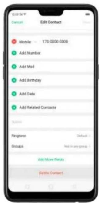 OPPO N1 Mini - Assign a photo to a contact or change a contact's photo. - 4