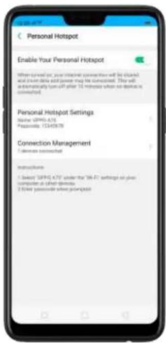OPPO N1 Mini - Tether your phone's Internet connection - 3