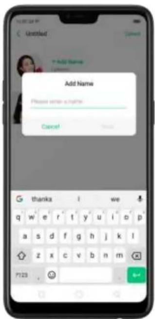 OPPO N1 Mini - Name or rename a People album - 2