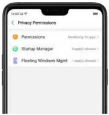 OPPO N1 Mini - Privacy Permissions - 1