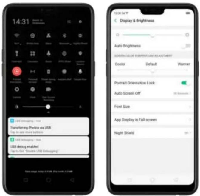 OPPO N1 Mini - Change the screen orientation - 2