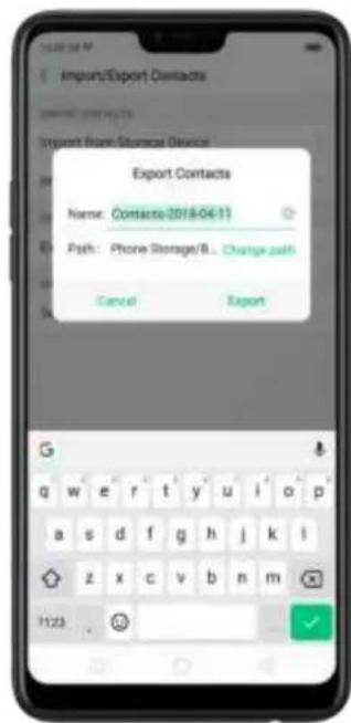 OPPO N1 Mini - Import and export contacts - 4