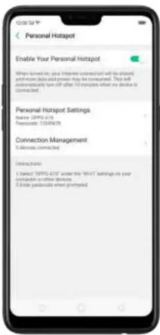 OPPO N1 Mini - Tether your phone's Internet connection - 1
