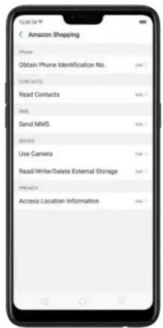OPPO N1 Mini - Privacy Permissions - 4