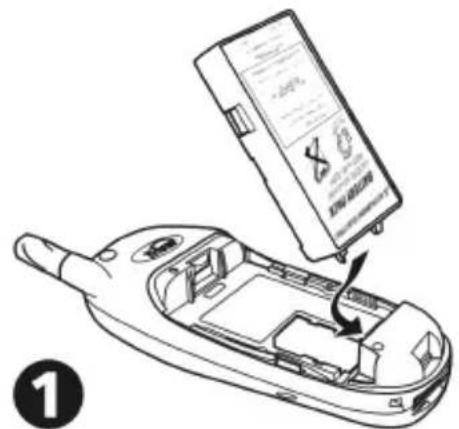 Diagram showing a device with an attached device labeled 'SIN' and a warning label, marked as figure 1.